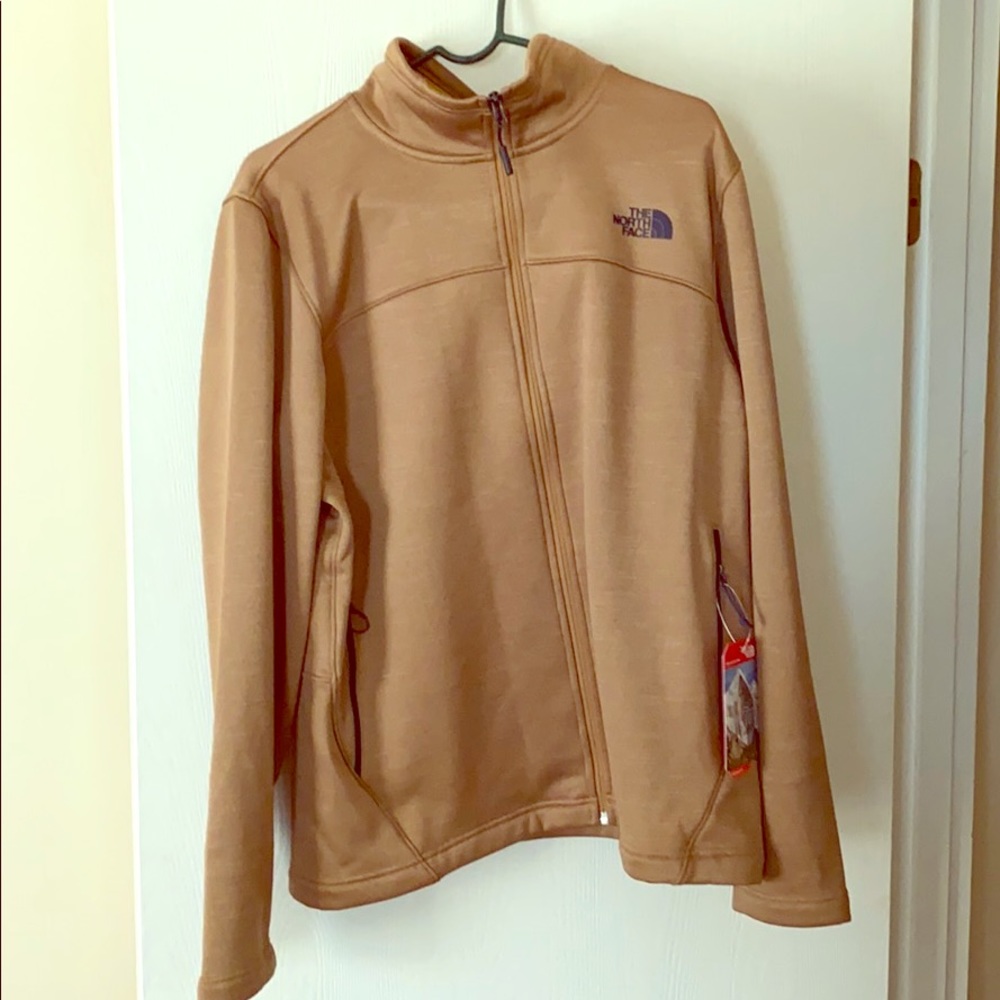 Mens North Face Size Large Jacket Gold/Bronze